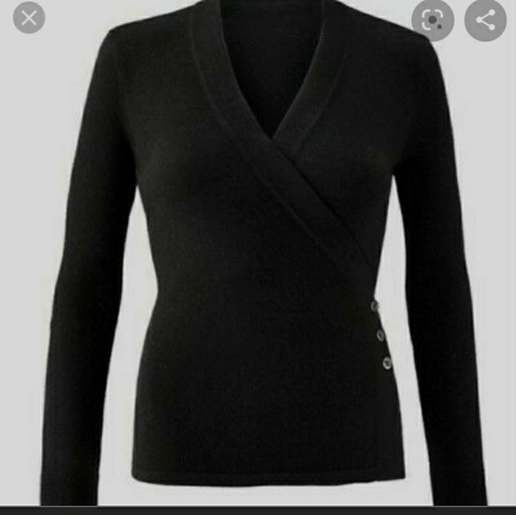 CAbi Tops - Cabi Ballet Wrap Sweater